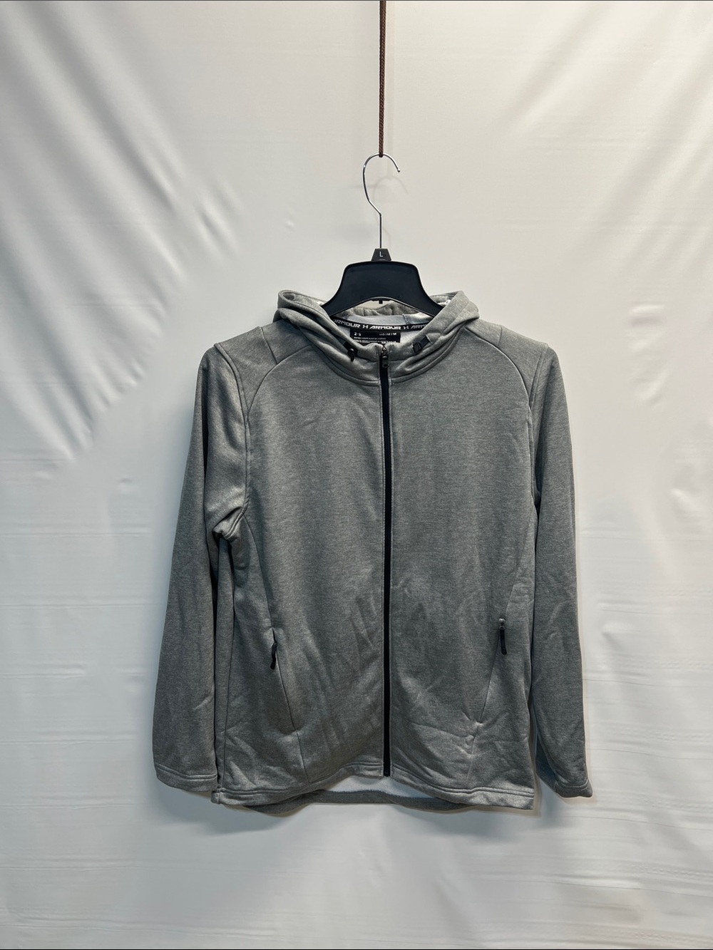 Under Armour Men’s Medium Gray ColdGear Full Zip Hoodie